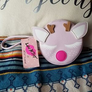 Betsey Johnson Deer Coin Purse/Wristlet